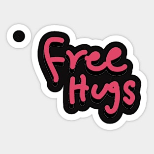 Free Hugs Sticker